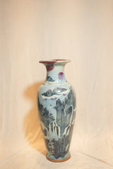 Chinese Shanshui Landscape Porcelain Vase
