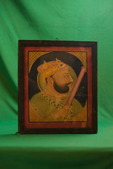 Maharaja Ram Singh II of Kota Portrait holding a Sword