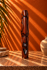 Vintage Hand-Carved Wooden Tribal Mask
