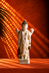 Vintage Hand-Painted Ceramic Standing Figurine