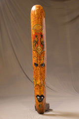 Handcrafted Wooden Tribal Mask with Intricate Traditional Carving