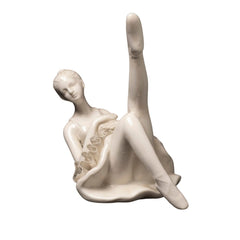 Expressive Seated Dancer Figurine