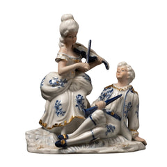 Vintage Musical Couple Figurine