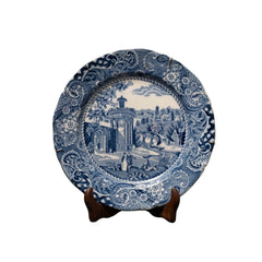 Blue-and-White Scenic Display Plate