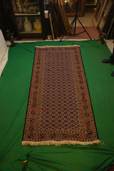 Hand-Knotted Afgani Kilim Persian Silk Rug Scroll