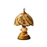 Vintage Slag Glass Mushroom Table Lamp (Tipni lamp)