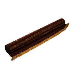 Hand-Knotted Afgani Kilim Qashqai Kelim Runner Scroll
