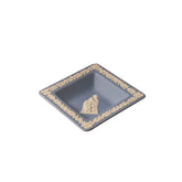 Vintage Blue Classical Relief Trinket Dish