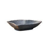 Vintage Blue Scalloped Ceramic Decorative Dish