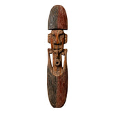 Hand-Carved Wooden Tribal Figure – Rustic Folk Art Sculpture