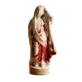 Vintage Hand-Painted Ceramic Veiled Figurine