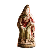 Vintage Painted Ceramic Folk Figurine