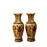 Handcrafted Delft Polychrome Ceramic Decorative Vase