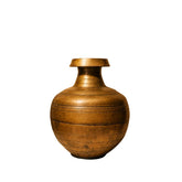 Traditional Indian Vintage Brass Ghada / Matka Water Vessel