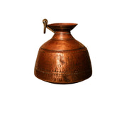 Traditional Indian Antique Hammered Copper Ghada / Water Vessel
