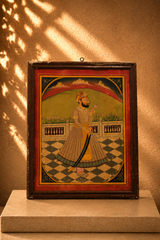 Maharaja Bakhat Singh of Marwar Holding a Rose