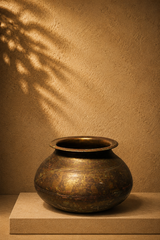 Traditional Indian Vintage Brass Lota / Brass Water Vessel