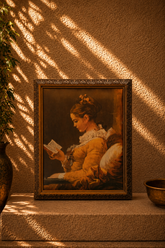 A Young Girl Reading