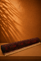 Hand-Knotted Afgani Kilim Baluch Tribal Runner Scroll
