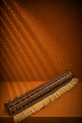 Hand-Knotted Afgani Kilim Gendje Tribal Runner Scroll