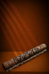 Hand-Knotted Kashmiri Cotton Silk Floral Medallion Runner Scroll