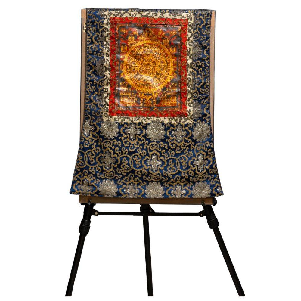 Traditional Tibetan Buddhist Thangka Brocade Wall Hanging