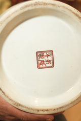Vintage Chinese Famille Rose Crackle Glaze Porcelain Vase