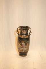 Greek Neoclassical Black Glaze Amphora Vase - 1
