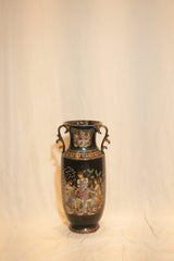Greek Neoclassical Black Glaze Amphora Vase - 1