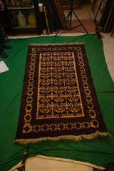 Hand-Knotted Afgani Dagestan Prayer Runner Scroll
