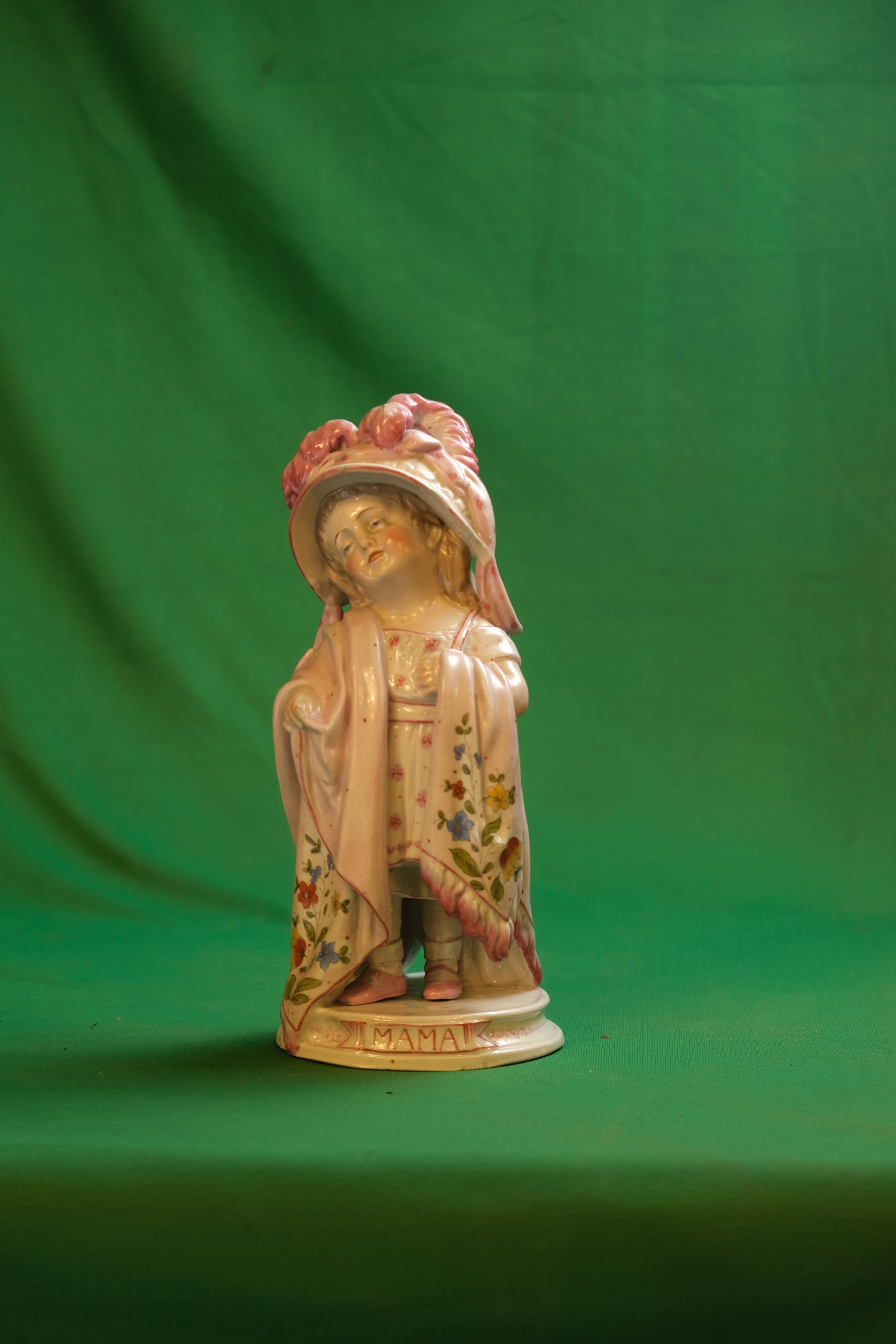 Gebrüder Heubach Porcelain "Mama's Shawl" Figurine