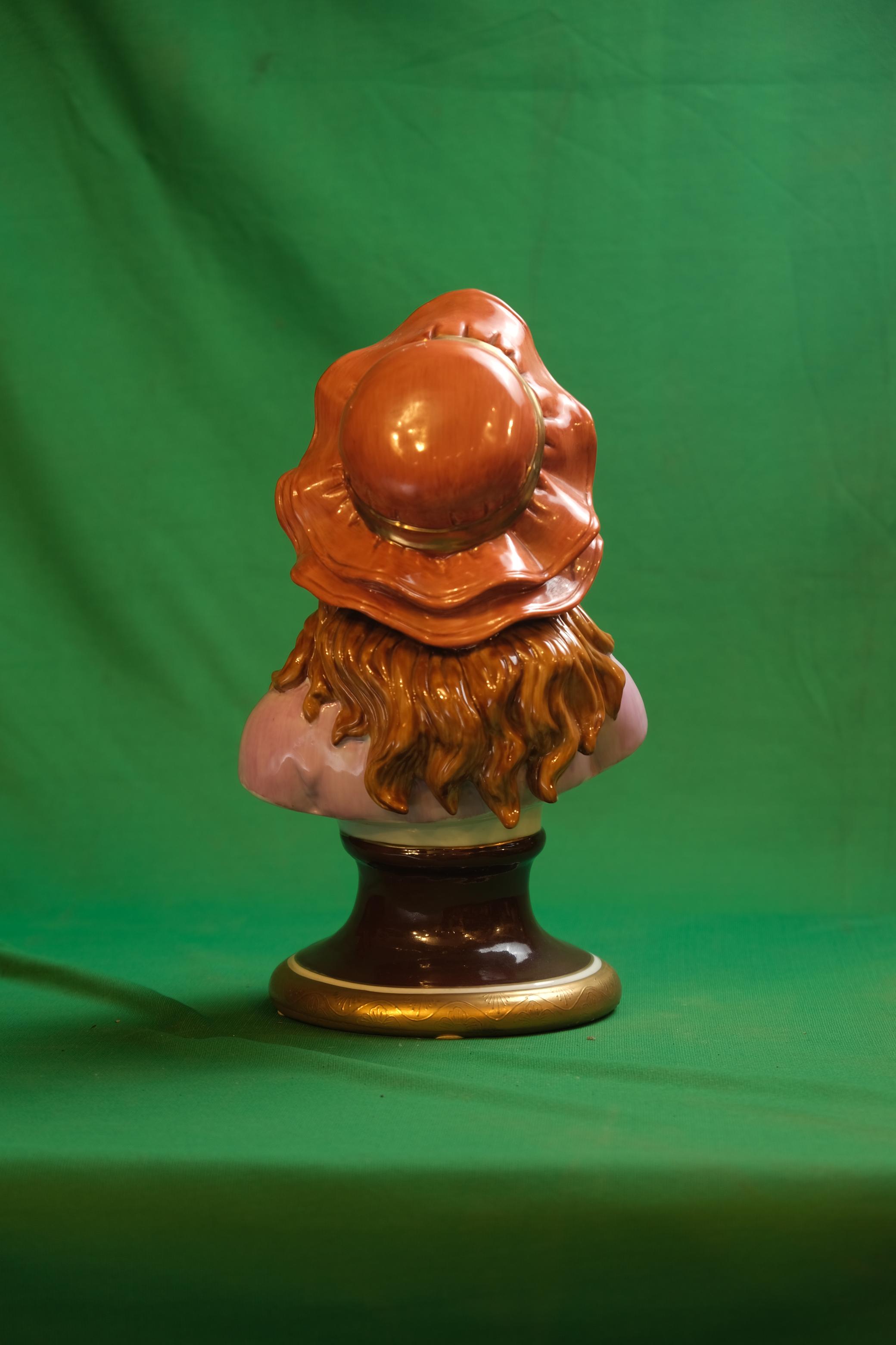 Gebrüder Heubach Bisque Porcelain Child Bust