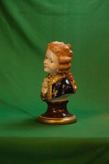 Gebrüder Heubach Bisque Porcelain Wolfgang Amadeus Mozart Bust