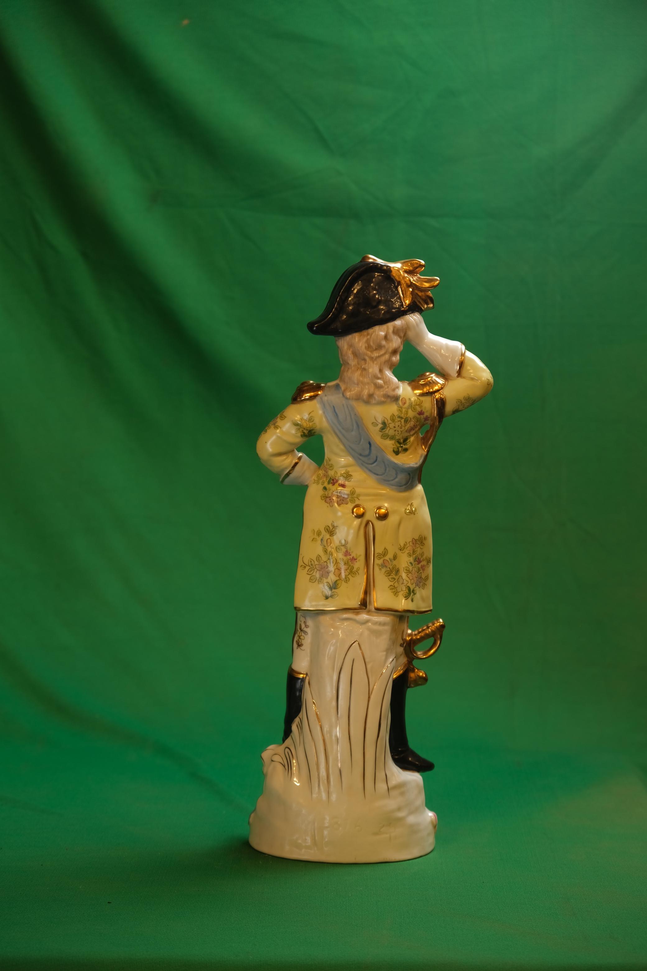French or German Porcelain Napoleon Bonaparte Figurine