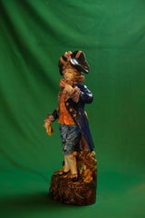 German Majolica Porcelain Incroyable Figurine