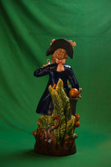 German Majolica Porcelain Incroyable Figurine
