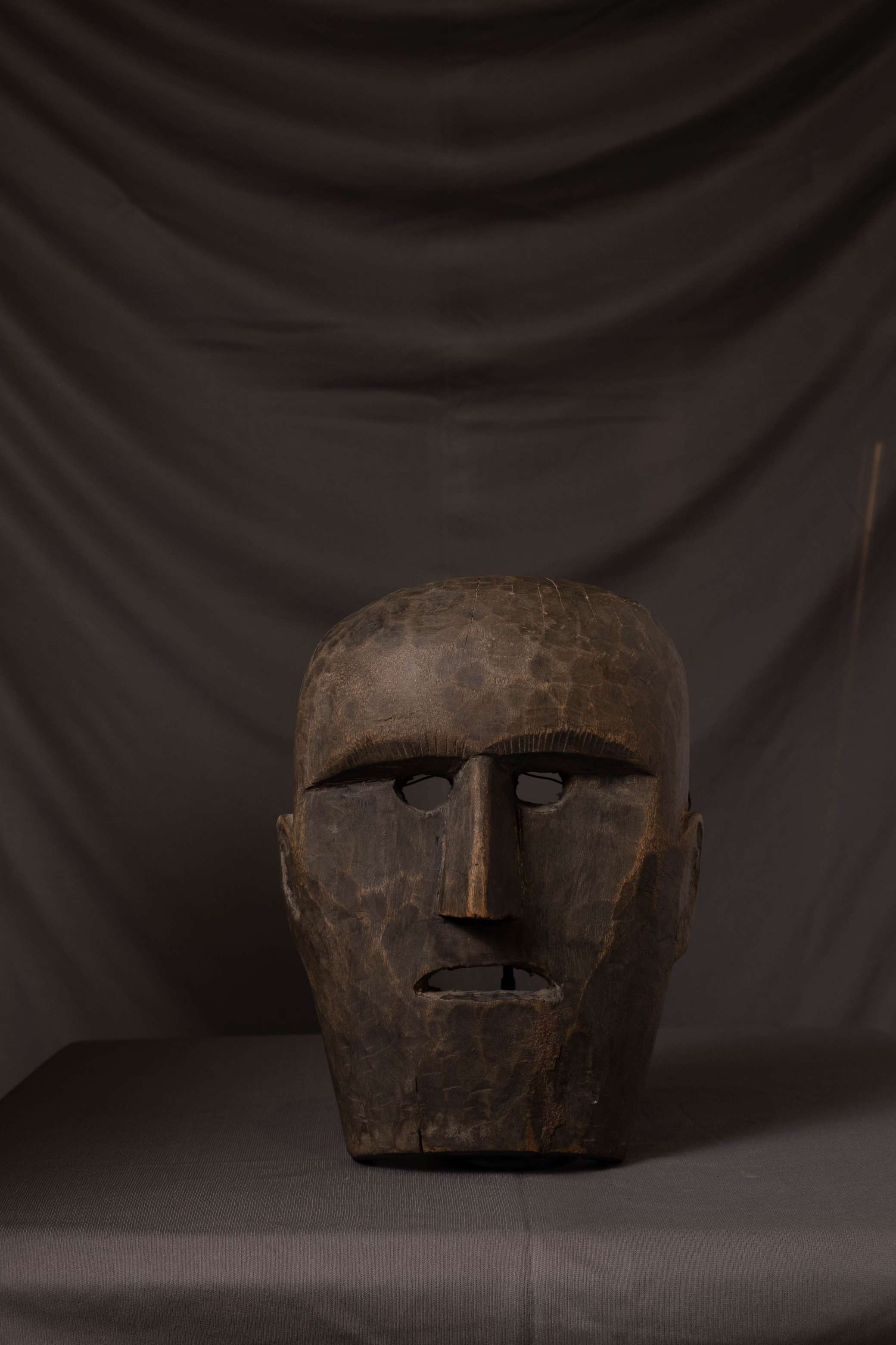 Vintage Hand-Carved Wooden Tribal Mask