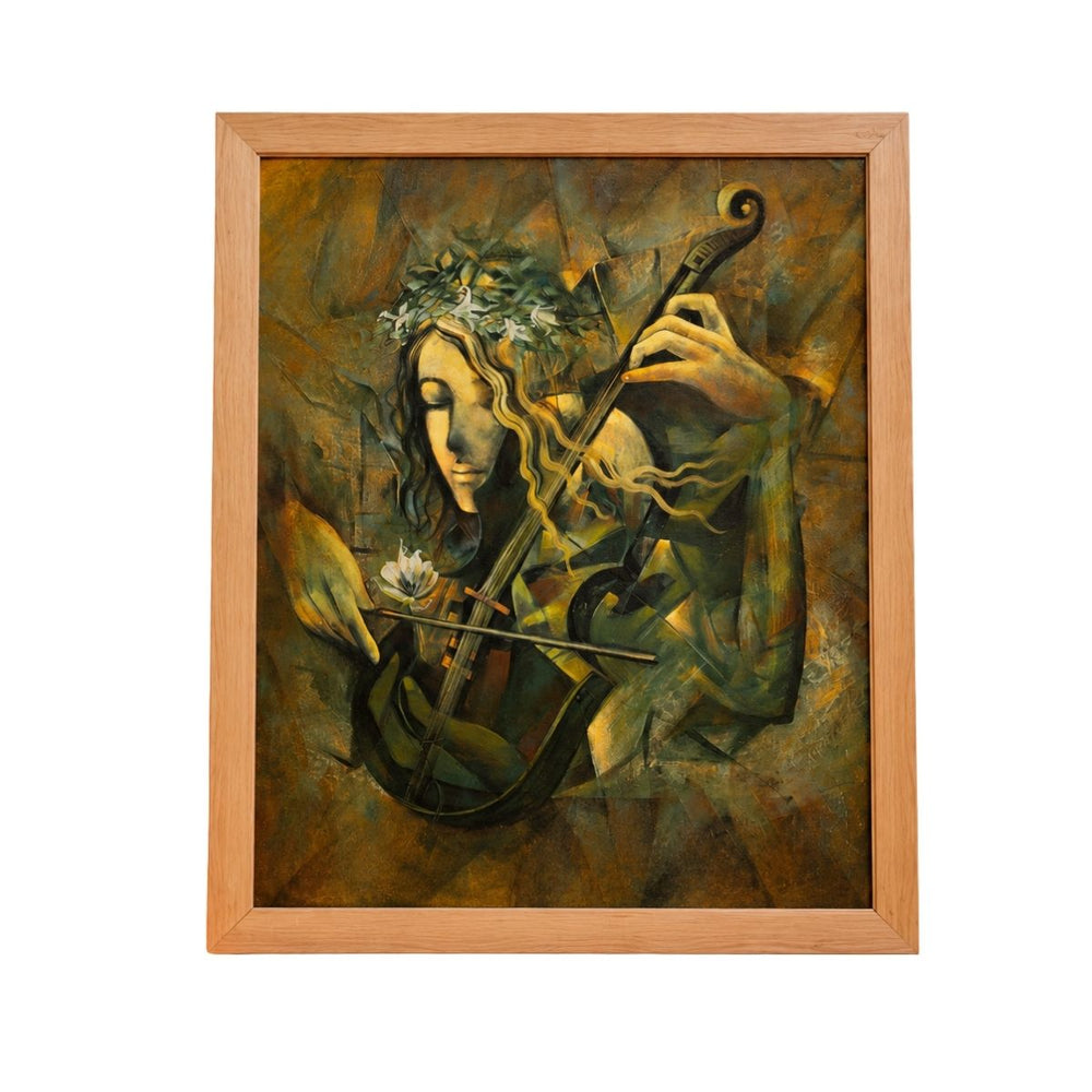 Mystical Musician – Contemporary Figurative Painting
