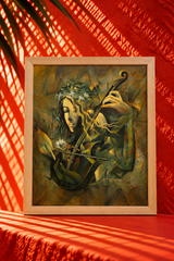Mystical Musician – Contemporary Figurative Painting