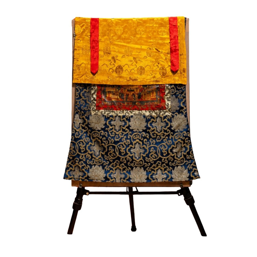 Traditional Tibetan Buddhist Thangka Brocade Wall Hanging