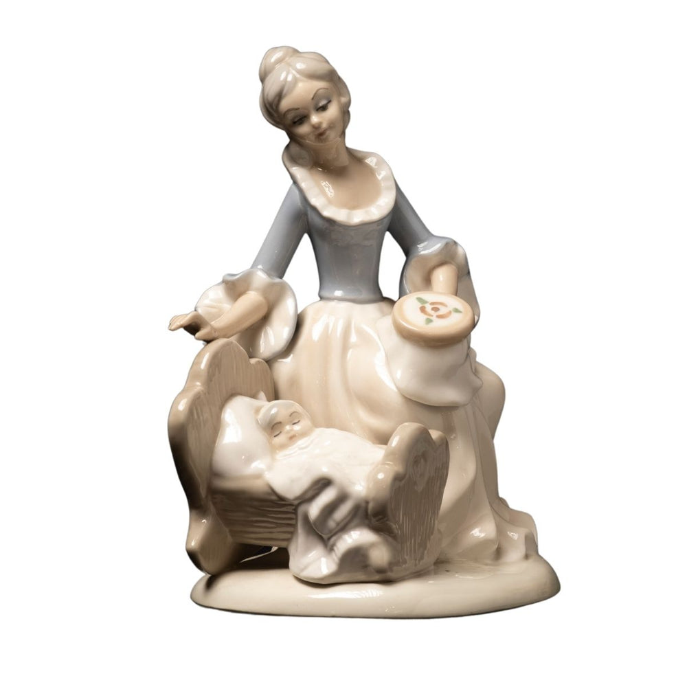 Seated Woman with Animal Figurine