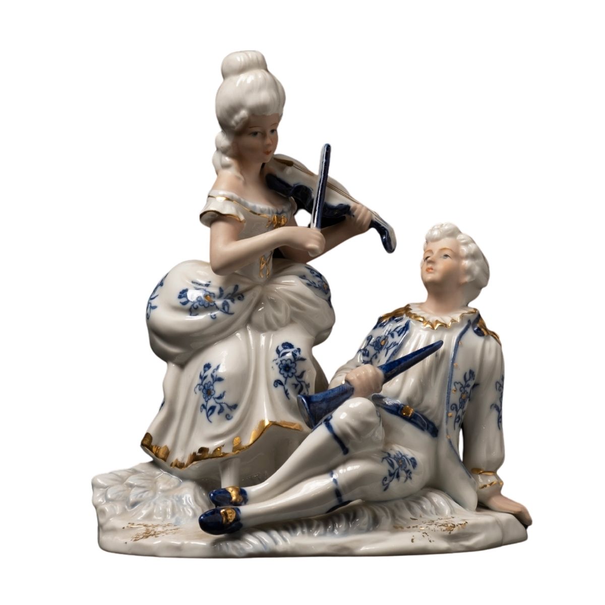 Vintage Musical Couple Figurine