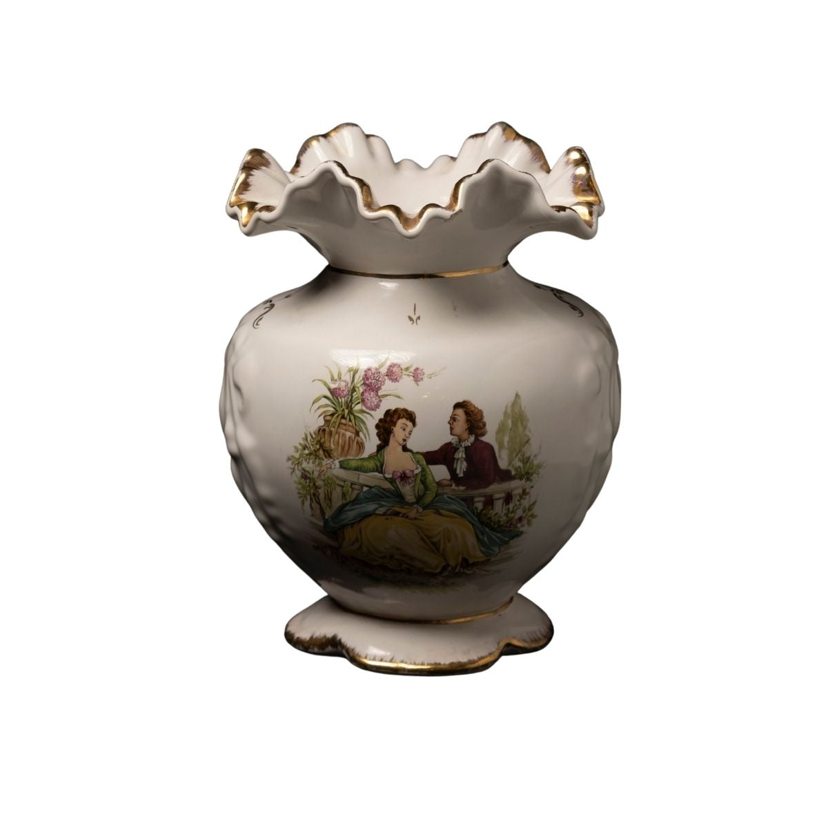 Decorative Scenic Painted Vase