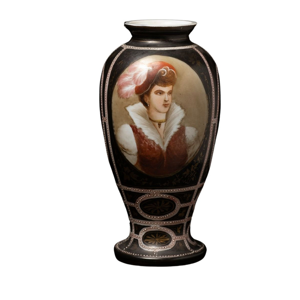 Portrait Motif Decorative Vase