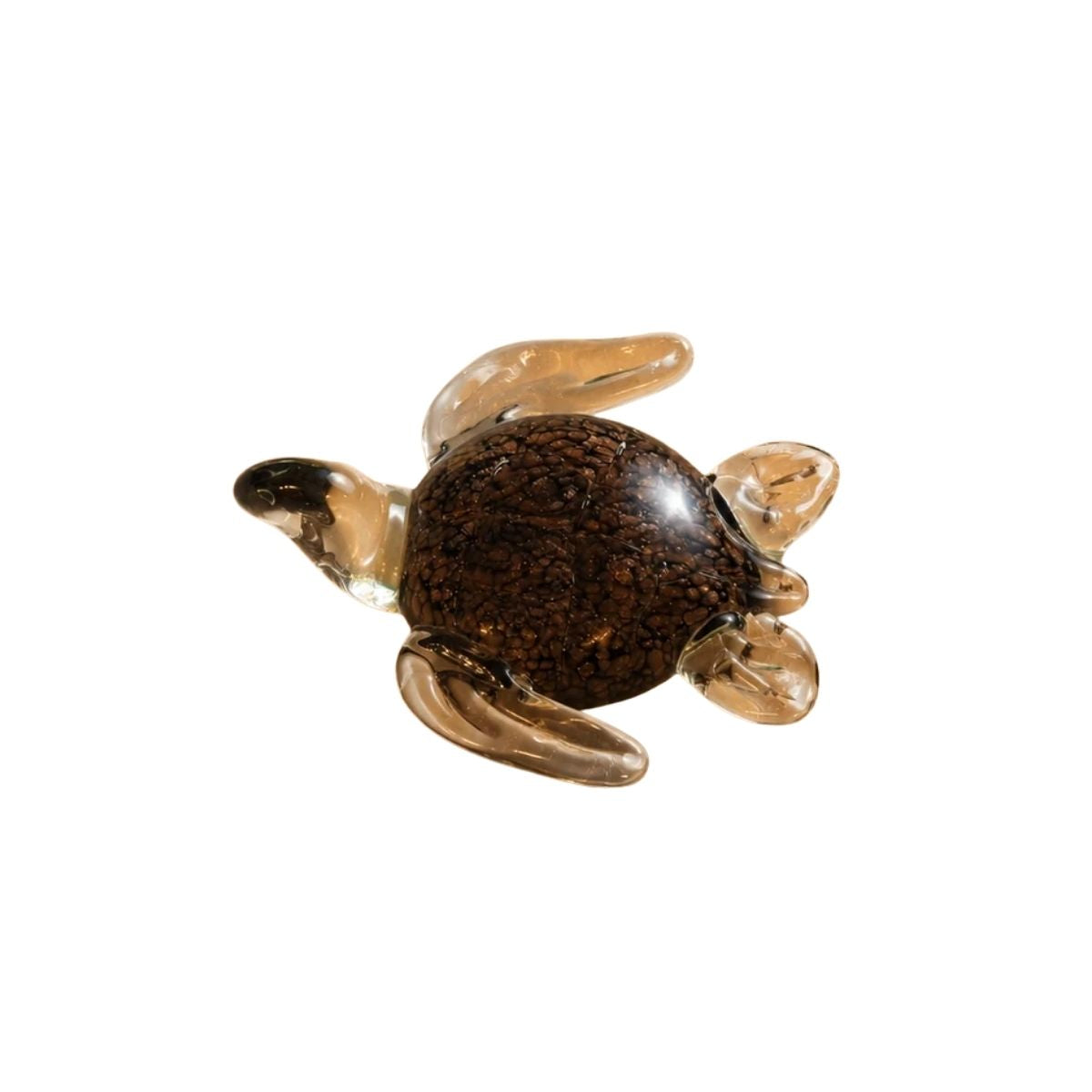 Murano  Hand-Blown Sea Turtle Glass Sculpture