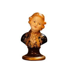Gebrüder Heubach Bisque Porcelain Wolfgang Amadeus Mozart Bust