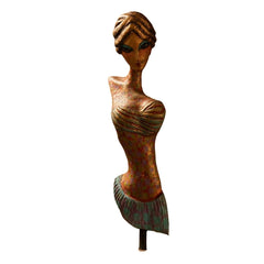 Art Deco Mosaic  Female Torso Sculpture