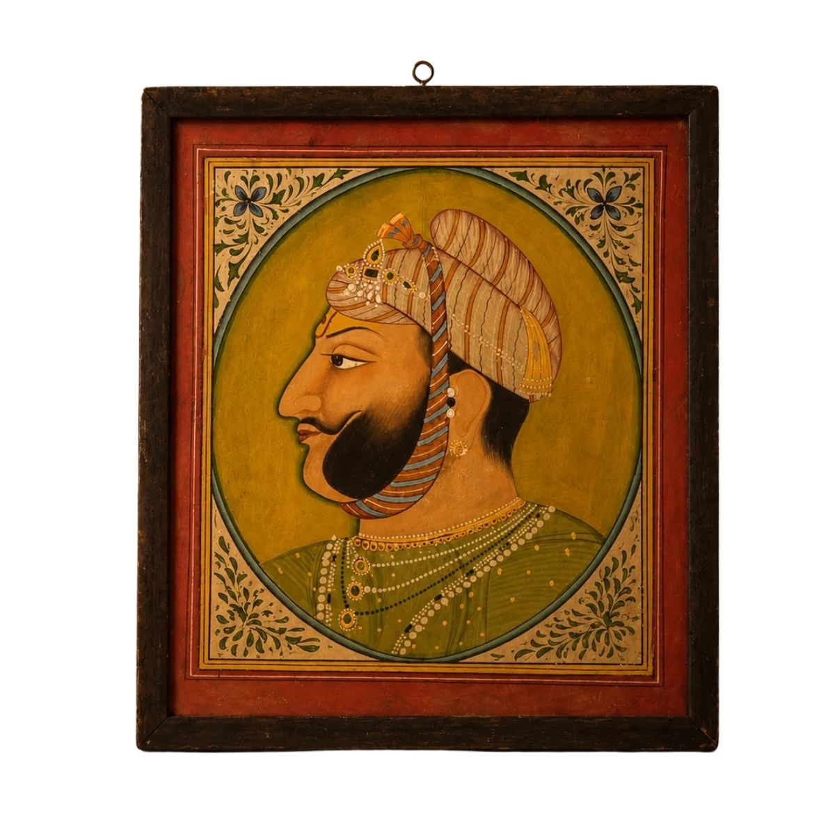 Maharaja Man Singh of Marwar Oval Portrait