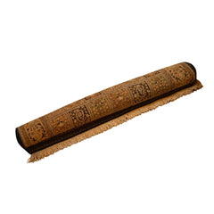 Hand-Knotted Kashmiri Bakhtiari Panel Design Runner Scroll