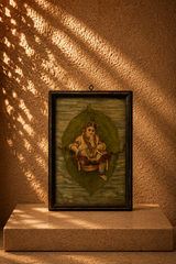 Bal Krishna on a Banyan Leaf